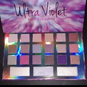 Ultraviolet eye and face palette